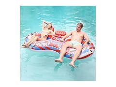 Sunrio 2 Person Double River Tubes (Red), 2PK