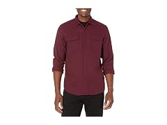 Amazon Essentials Men (XL) Shirt Burgundy Heather