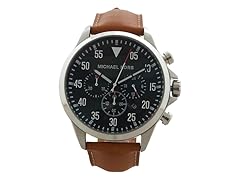 Michael Kors Men's MK8333 Chronograph Gage Leather Watch
