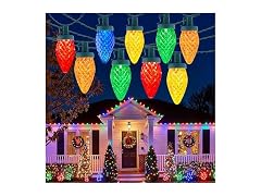 Brightown C9 LED Christmas Lights Outdoor, 97ft 150 LED