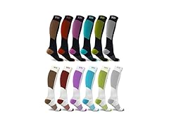 Extreme Fit 12-Pair Copper-Infused Socks