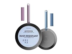 stackbear 10" & 12" Carbon Steel Pan Set