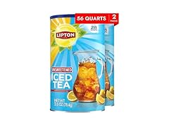 2PK Lipton Iced Tea Mix, Unsweetened Lemon