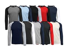 Men's 5PK Asst L/S Raglan Thermal Shirts