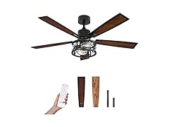 Consciot Ceiling Fan With Lights, 52 Inc