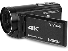 (NEW) Vivitar 4K Camcorder Ultra HD Lens (Open Box)