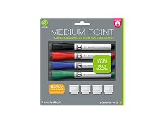 U Brands U Brands Fine Tip Dry Erase Markers with
