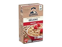 Quaker Instant Oatmeal, Organic Regular, 8 oz