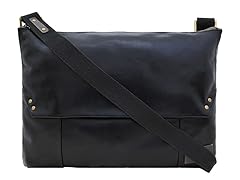 Dylan Trendy Unlined Messenger Bag Black