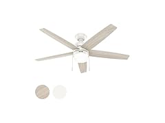 Hunter Fan 52" Casual Fresh White Indoor Ceiling Fan