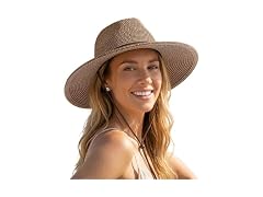FURTALK Sun Hat with Wind Lanyard UPF