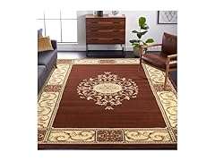 Superior Indoor 2' 7" x 6', Toffee Area Rug