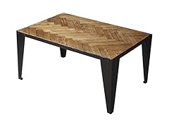 Tate Herringbone Iron  Table