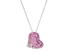 18K Plated Swarovski Crystal Elements Heart Necklace