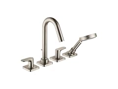 AXOR Citterio M Modern 2-Handle 18" Wide Roman Tub Filler