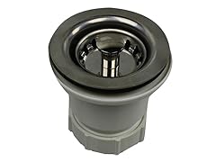 Junior Duo Basket Strainer Drain In Brushed Nickel