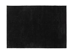Cozy Black Polypropylene Area Rug (4 Sizes)