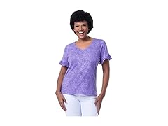 Lee Women's Violet V-Neck (1X)