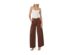 Forever 21  (M) Mid-Rise Ultra Wide-Leg Pants