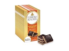 Ferrero Rocher Dark Choc Hazelnut Bars 8