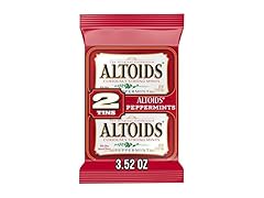 ALTOIDS Peppermint Breath Mint Tins, 3.52 Oz (Pack of 2)