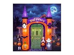 10.8FT Halloween Inflatable Arch Tombstone