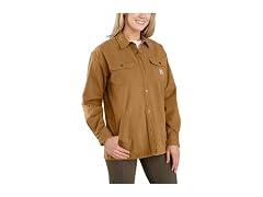 Carhartt Women (1X) Rugged Flex Loose Canvas Shirt
