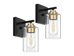 Set of 2 Wall Sconces for Bathroom, Modern