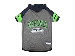 SEAHAWKS Dog Hoodie (XS)