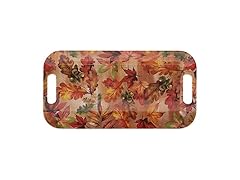 Serving Tray Melamine Platter, 15" x 8", Bright Autumn