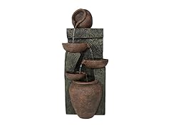 Sunnydaze 39-Inch Cascading Earthenware Fountain
