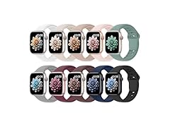 UJUTL 10 Pack Silicone Watch Bands