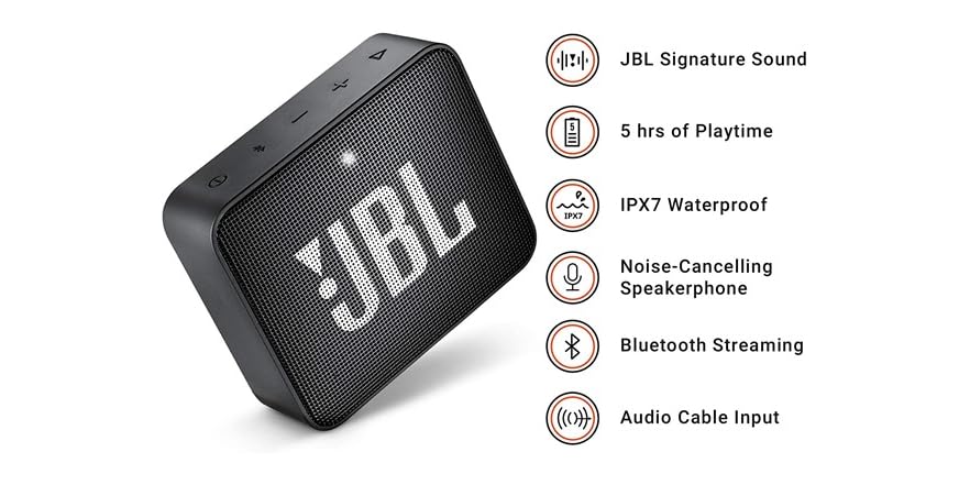 JBL Go 2 Portable Bluetooth Speaker