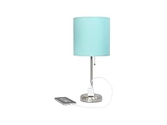 Two Pack Brushed Steel Stick Table Desk Lamp