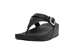 FitFlop Lulu Adjustable Leather Toe Post Sandals
