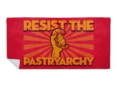 Resist The Pastryarchy Beach Towel