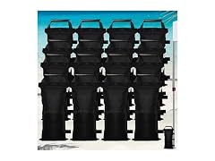 16 Pack (NO Sand) SANWAY 448 LBS Sand Bags