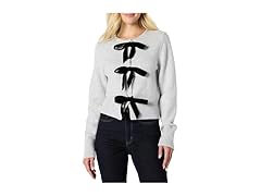 AE Womens LS TieFront Cardigan w/ Bows