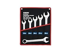 EXXO 4011 5pc Large Metric Combination Wrench Set
