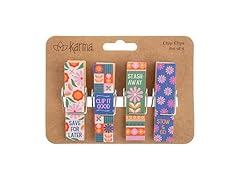 Karma Tile Floral Chip Clips