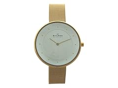 Skagen Women's SKW2141 Gitte Gold-Tone Stainless Mesh Watch