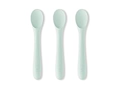 NUK Silicone Baby Spoons, Pack of 3