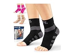 2 Pairs POWERLIX Plantar Fasciitis Socks