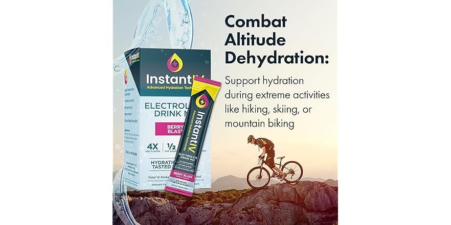 Instantiv (32ct) InstantIV Electrolyte Drink Mix Berry Blast