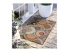 Superior Bohemian Medallion Indoor Outdoor Area Rug (Your Choice)