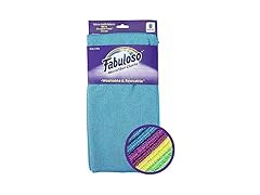 8CT Fabuloso Microfiber Cleaning Cloths, Rainbow