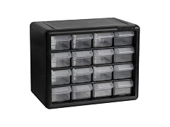 Akro-Mils 16-Drawer Plastic Drawer Storage Cabinet for Gar