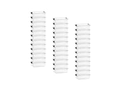 Superio Clear Small Storage Boxes with Lids, 2.3 Quart 36 Pack