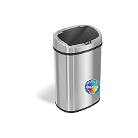 iTouchless 13 Gallon Automatic Sensor Kitchen Trash Can w/Lid