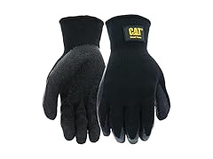 CAT Textured Latex Palm Gloves - Black, Medium